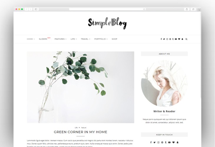 Best Clean and Minimalist WordPress Themes For Business, Portfolio and ...
