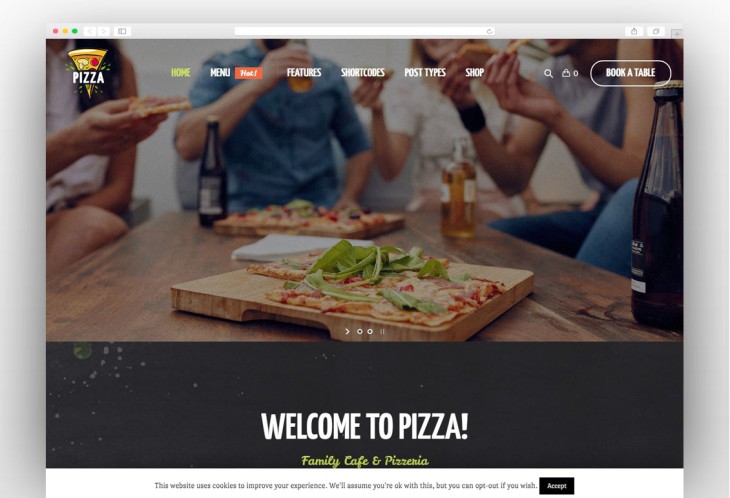 Pizza Restaurant - Fast Food, Cafe & Restaurant WordPress Theme