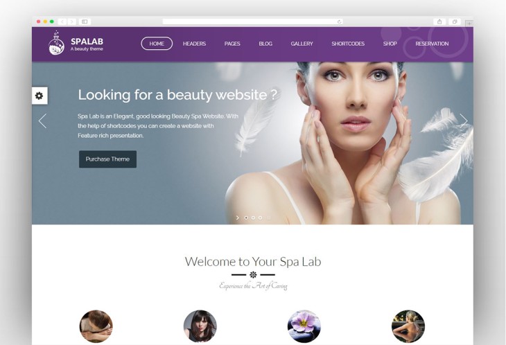 Spa Lab | Beauty Salon, Spa WordPress Theme