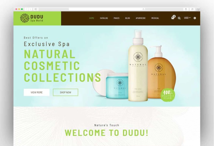 DUDU - Beauty Cosmetic Shopify Theme