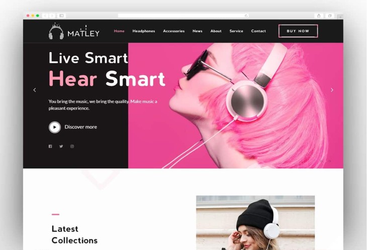 Matley - Headphone & Electronics Store Shopify Theme