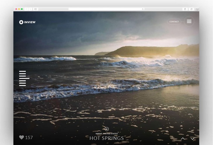 Inview - Fullscreen Photography WordPress Theme