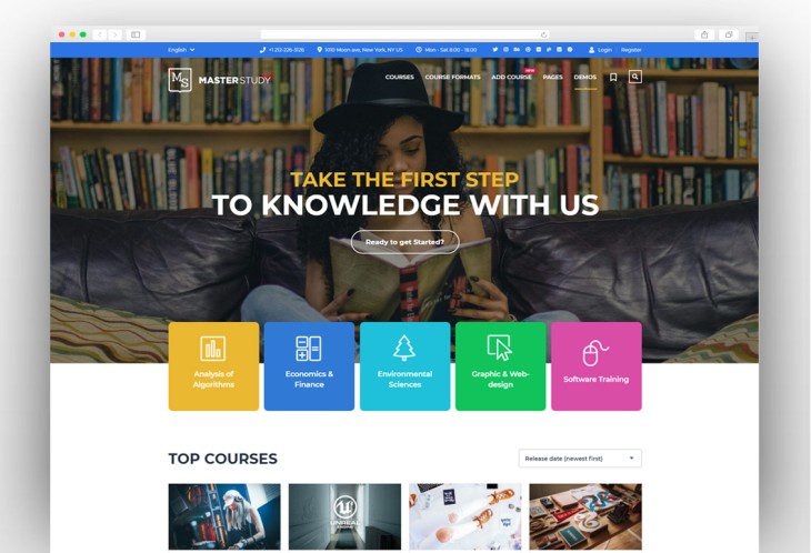 Masterstudy Education - LMS WordPress Theme for Education, eLearning and Online Courses