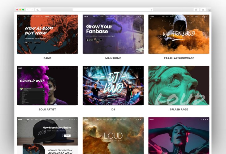 Loud - A Modern WordPress Theme for the Music Industry