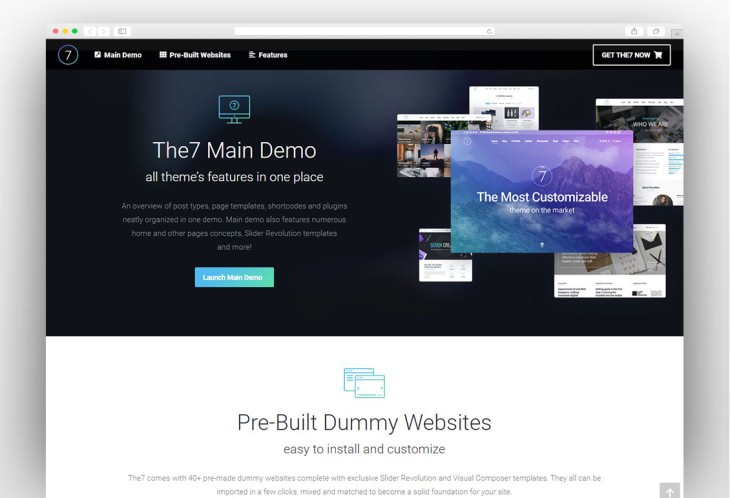 The7 — Multi-Purpose Website Building Toolkit for WordPress
