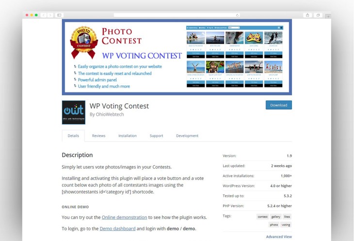 WP Voting Contest