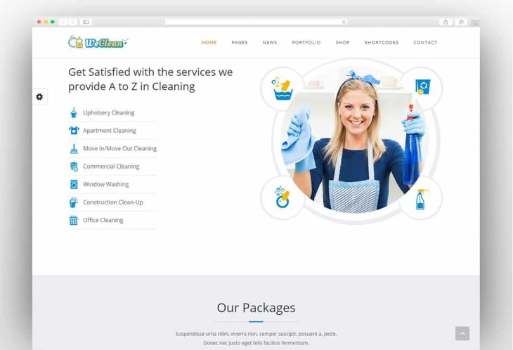 We Clean - Cleaning Services Theme