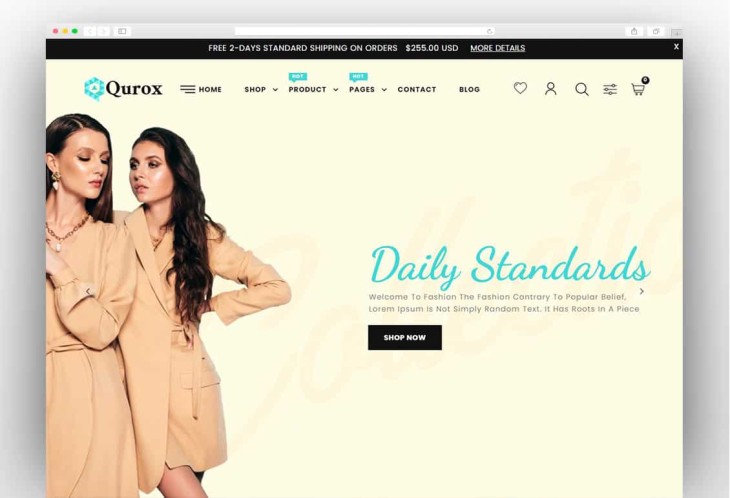 Qurox - Responsive Shopify Fashion Theme