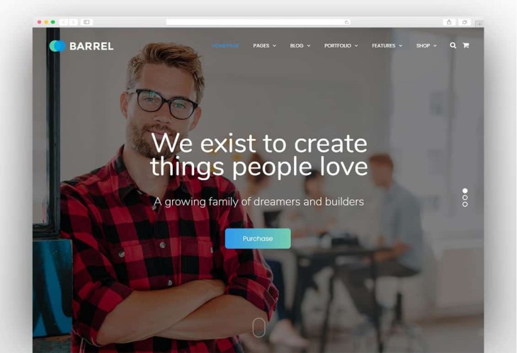 Barrel - Creative Corporate Business Responsive Multi-Purpose WordPress Theme