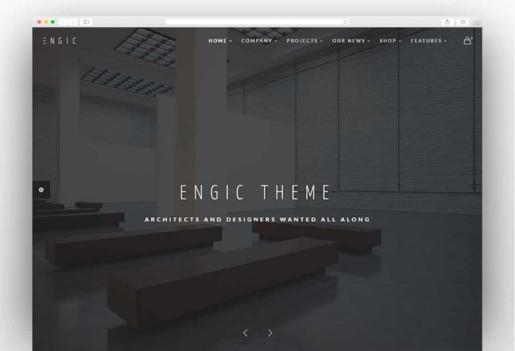 Engic - A Sleek Multiuse Responsive WordPress Themes