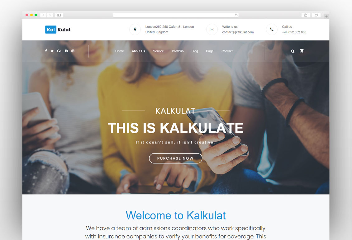 Kalkulat - Multipurpose Business WordPress Theme