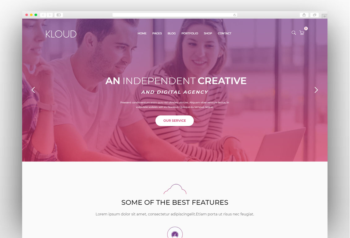 Kloud - Creative Multipurpose WordPress Theme