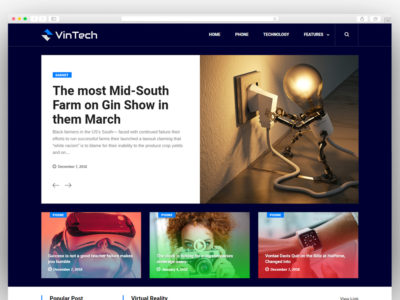 Vinkmag - Multi-concept Creative Newspaper News Magazine WordPress Theme
