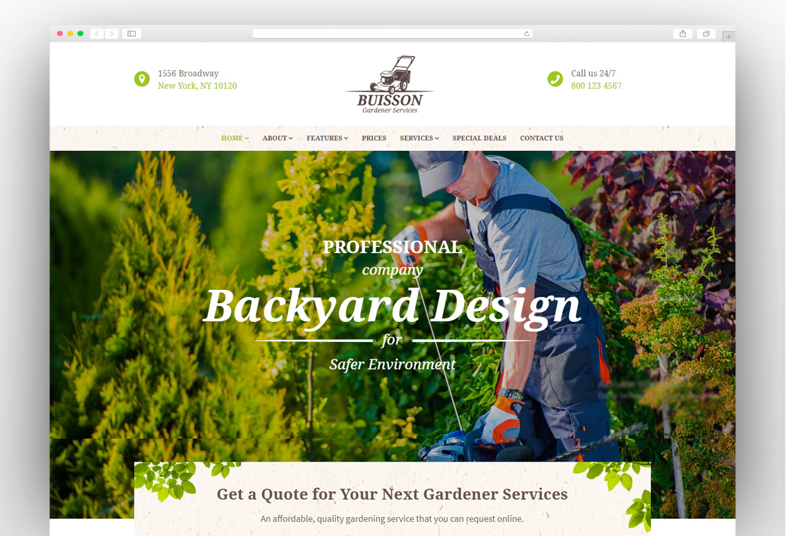 Buisson | Gardening WordPress Theme