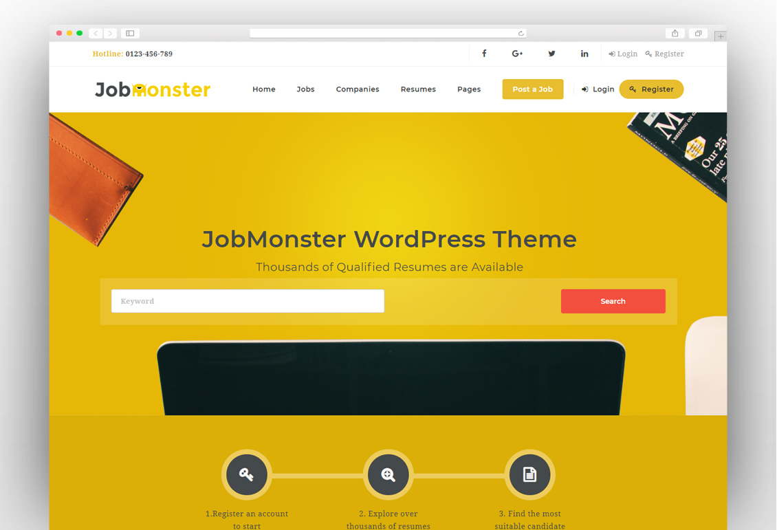 Jobmonster - Job Board WordPress Theme