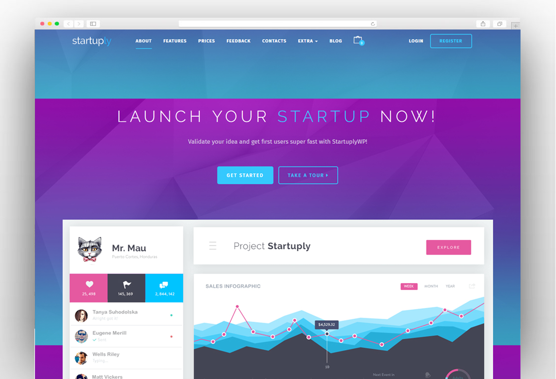 Startuply — Responsive Multi-Purpose Landing Page