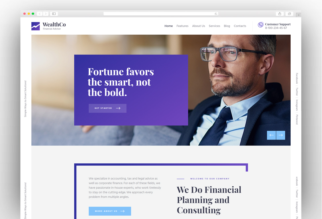Best Financial WordPress Themes in 2019 - New Template