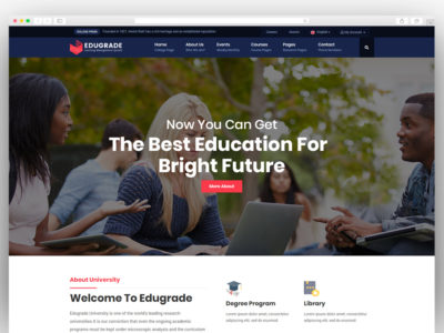 Edugrade - Education WordPress Theme