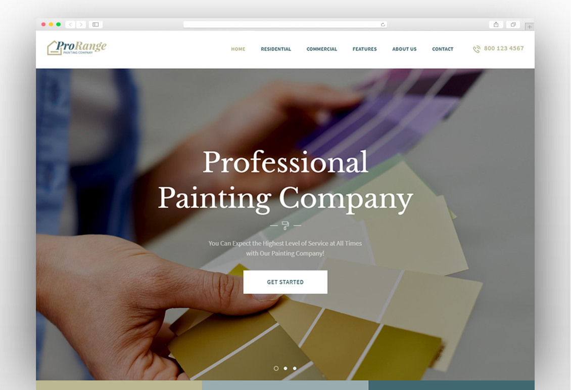 ProRange | Painting Company WordPress Theme