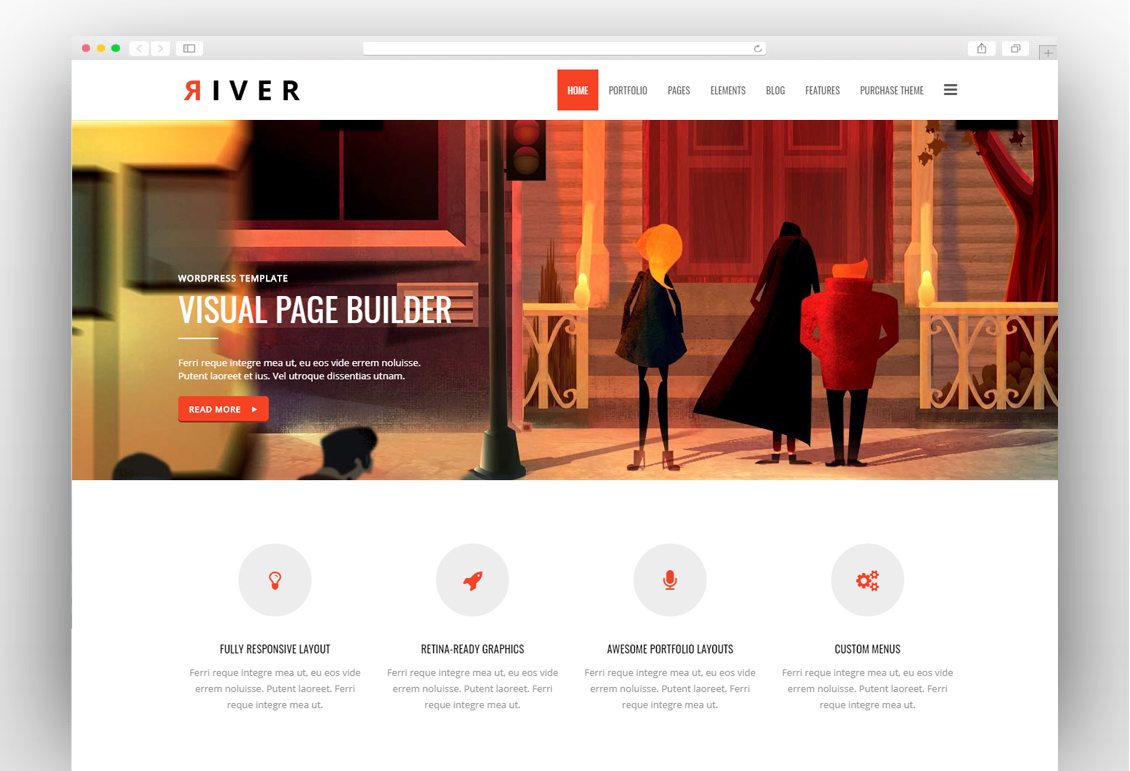 River - Retina Multi-Purpose WordPress Theme