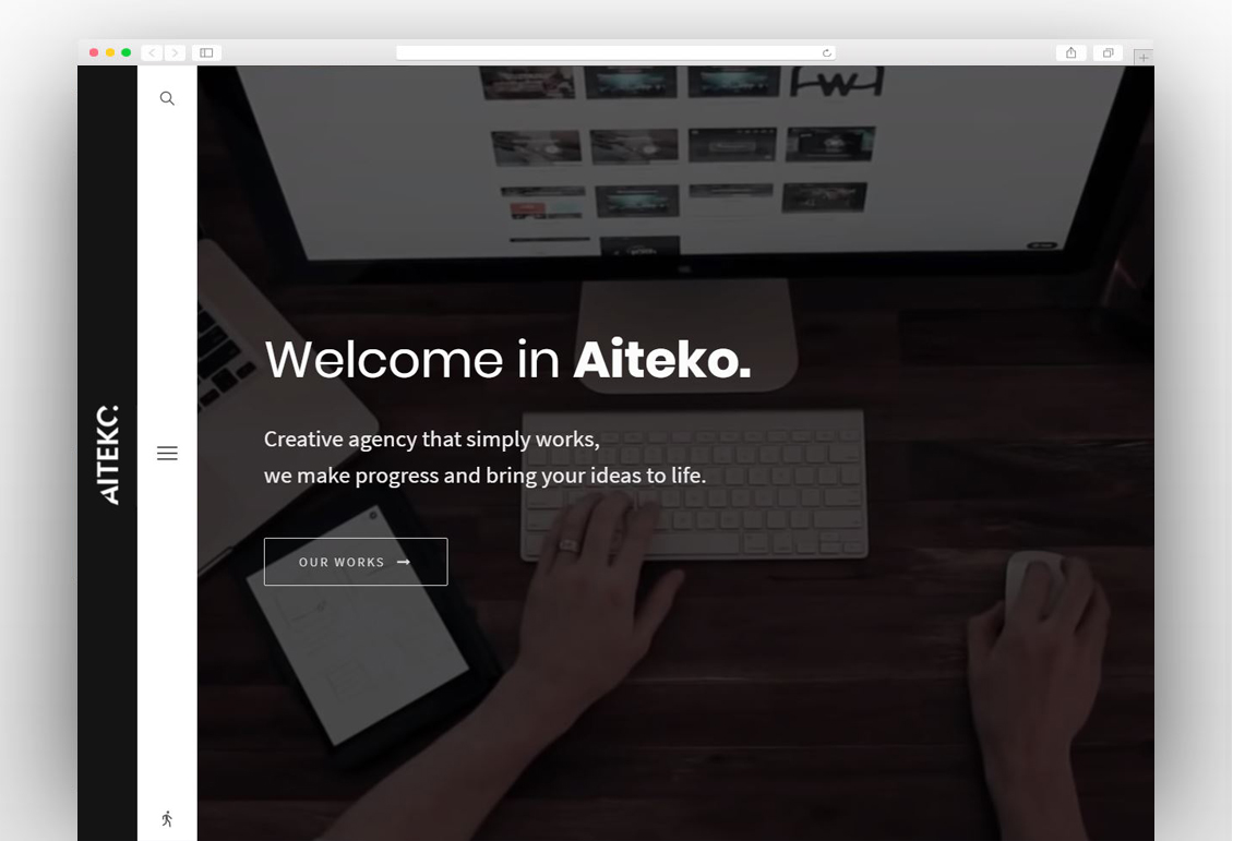 Aiteko - Creative Portfolio Ajax Elementor WordPress Theme