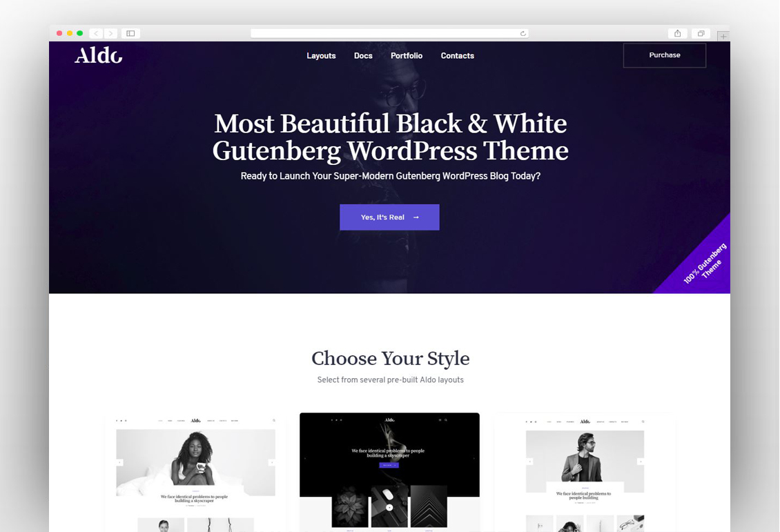 Aldo | Gutenberg Blog WordPress Theme