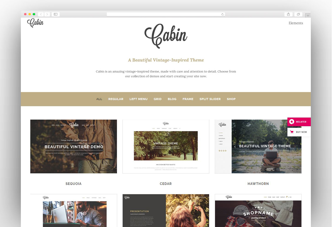 Cabin - Beautiful Vintage Theme