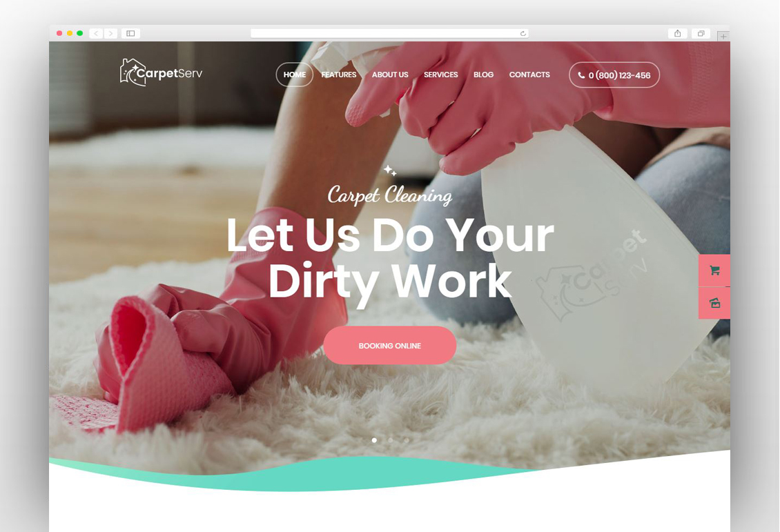 CarpetServ | Cleaning Company & Janitorial Services WordPress Theme