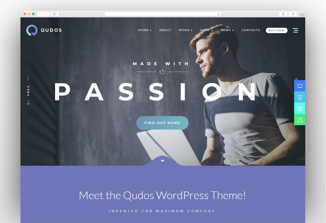 Elementor Multi-Purpose WordPress Theme – Qudos