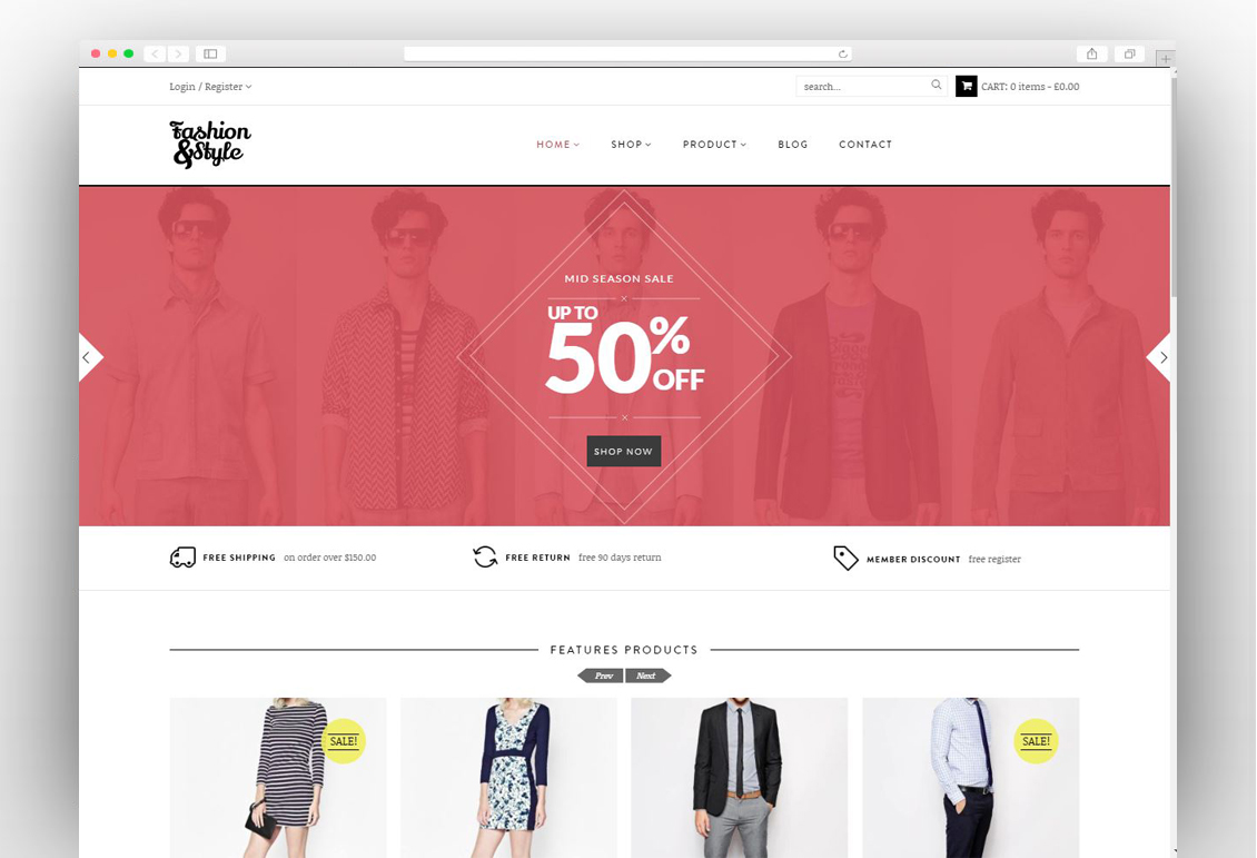 Fashion - WooCommerce Responsive WordPress Theme