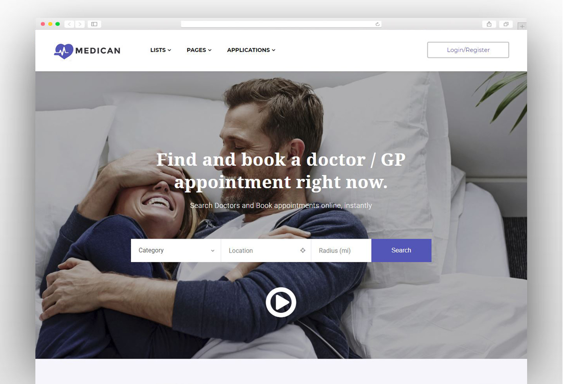 Find a Doctor WordPress Theme – Medican