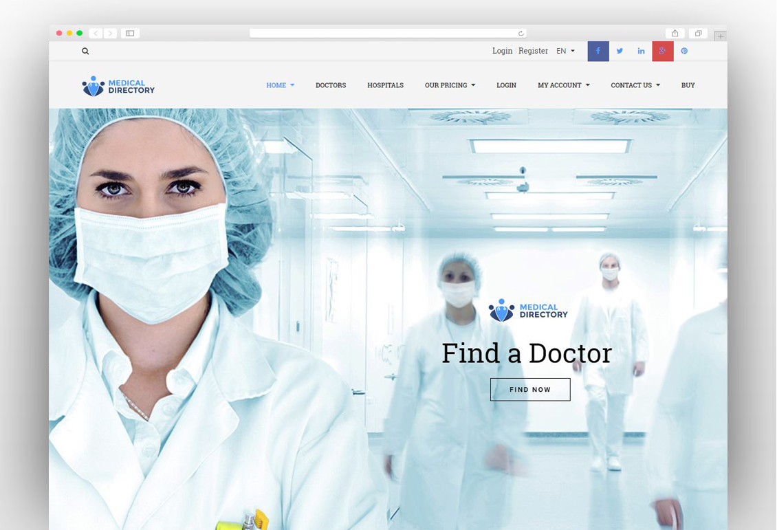 Medical Directory - Hospitals & Doctors Listing Theme