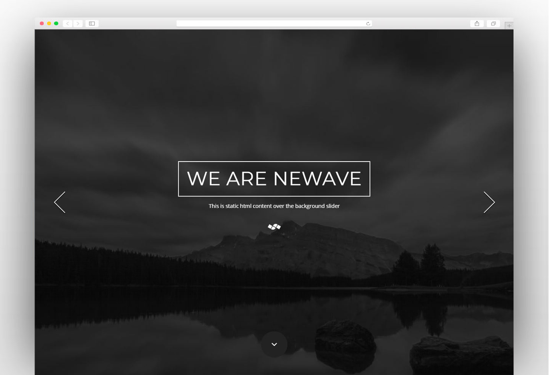 Newave - WordPress Responsive One Page Parallax