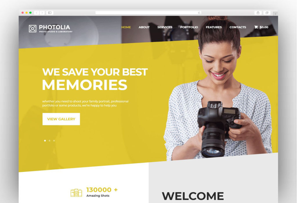 Photolia | Photo Company & Photo Supply Store WordPress Theme