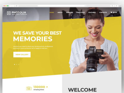Photolia | Photo Company & Photo Supply Store WordPress Theme