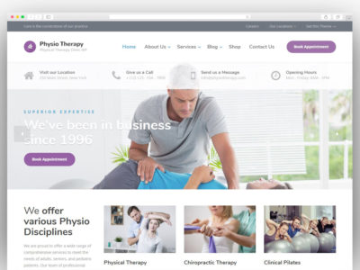 Physio - Physical Therapy & Medical Clinic WP Theme