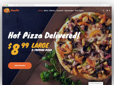 Pizzetta - Pizza, Cafe and Restaurant WordPress Theme