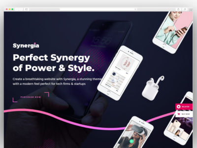 Synergia - Digital Agency & Startup Theme