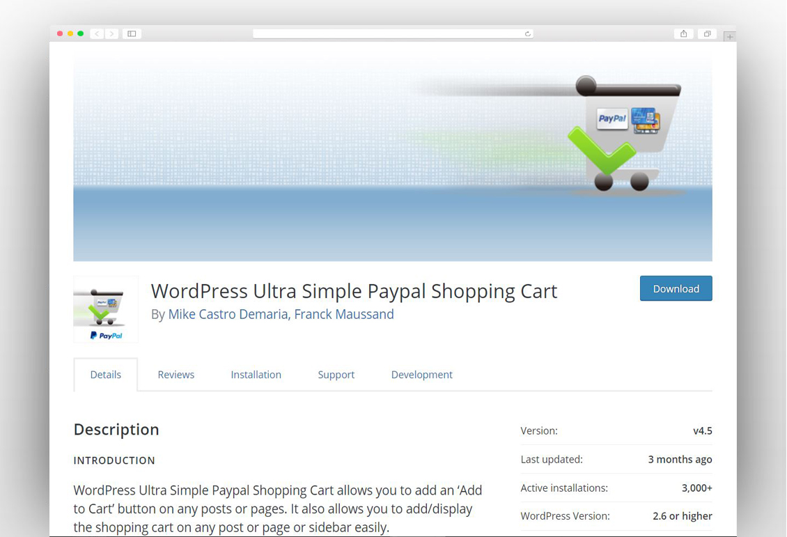 WordPress Ultra Simple PayPal Shopping Cart