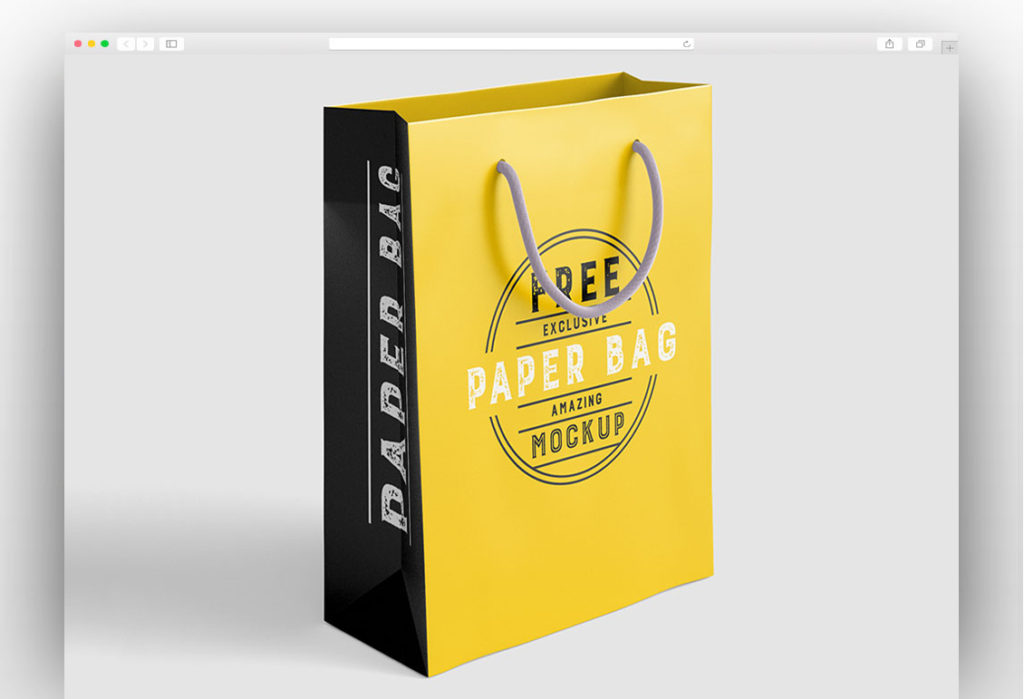 20 Remarkable Paper Bag Mockups For Effective Branding 2018