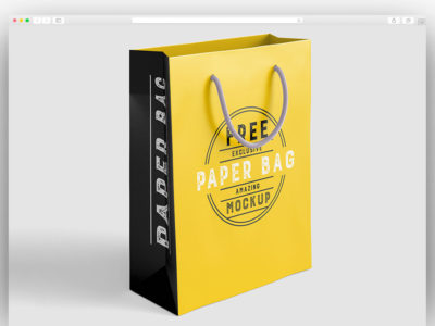 20 Remarkable Paper Bag Mockups For Effective Branding 2018