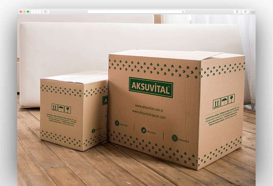 Cardboard Packaging Box PSD Mockup for Free