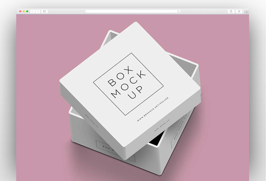 Free Download Square Box Mockup