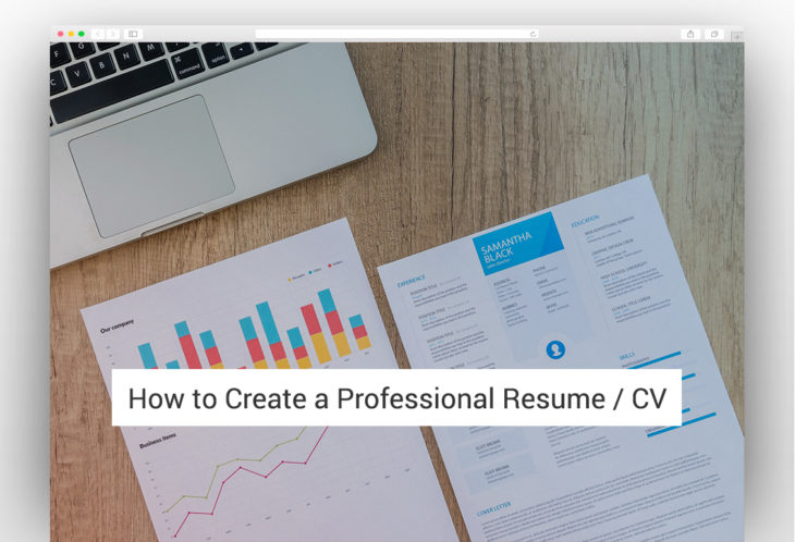 How To Create A Professional Resume