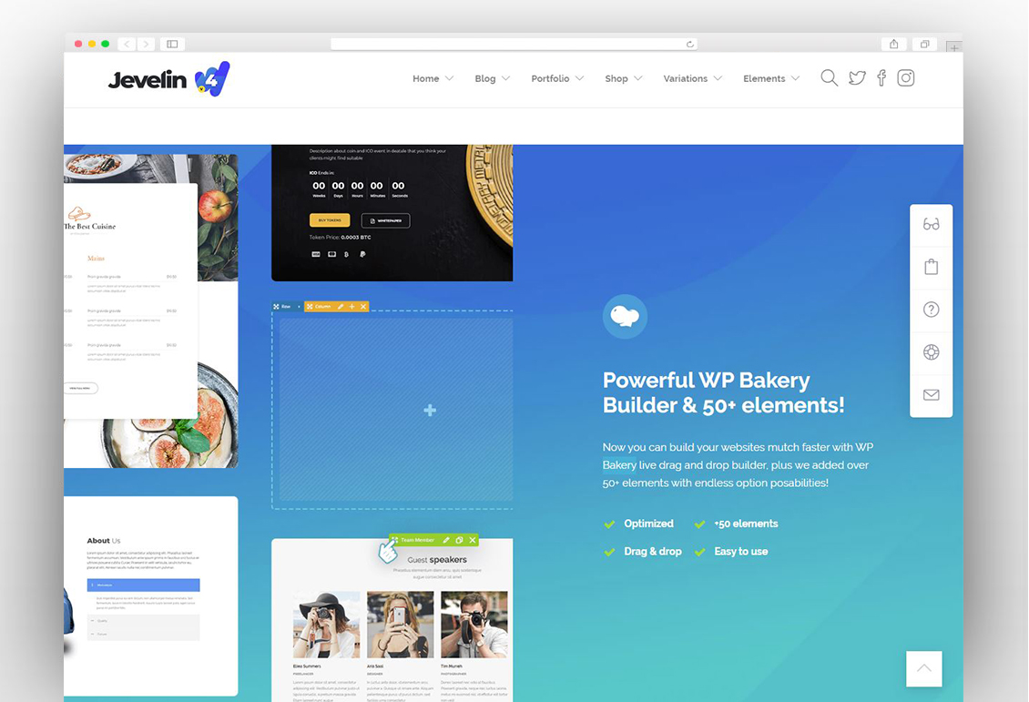 Jevelin Multi-Purpose Premium Responsive WordPress Theme