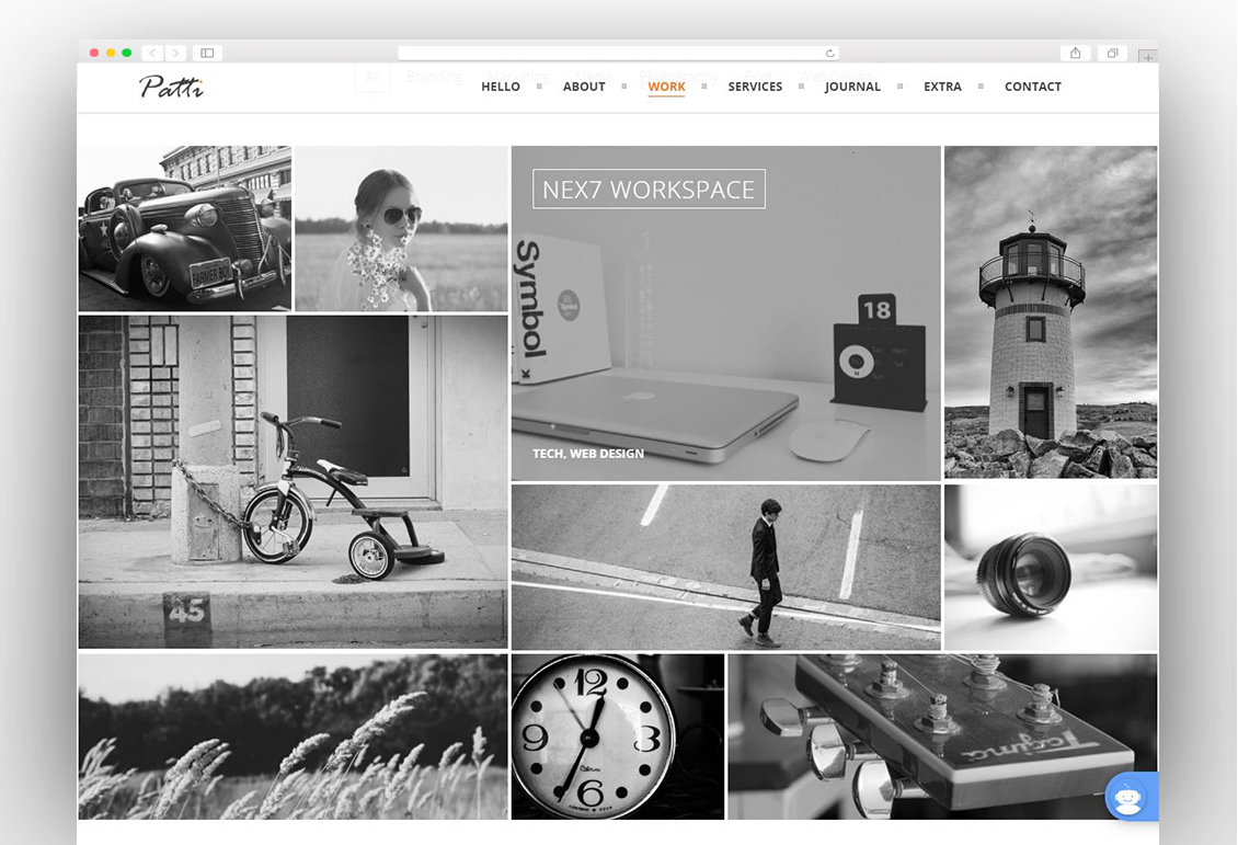 Patti - Parallax One Page WordPress Theme