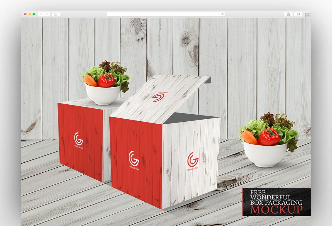 Useful Box Packaging PSD Mockup – Available for Free