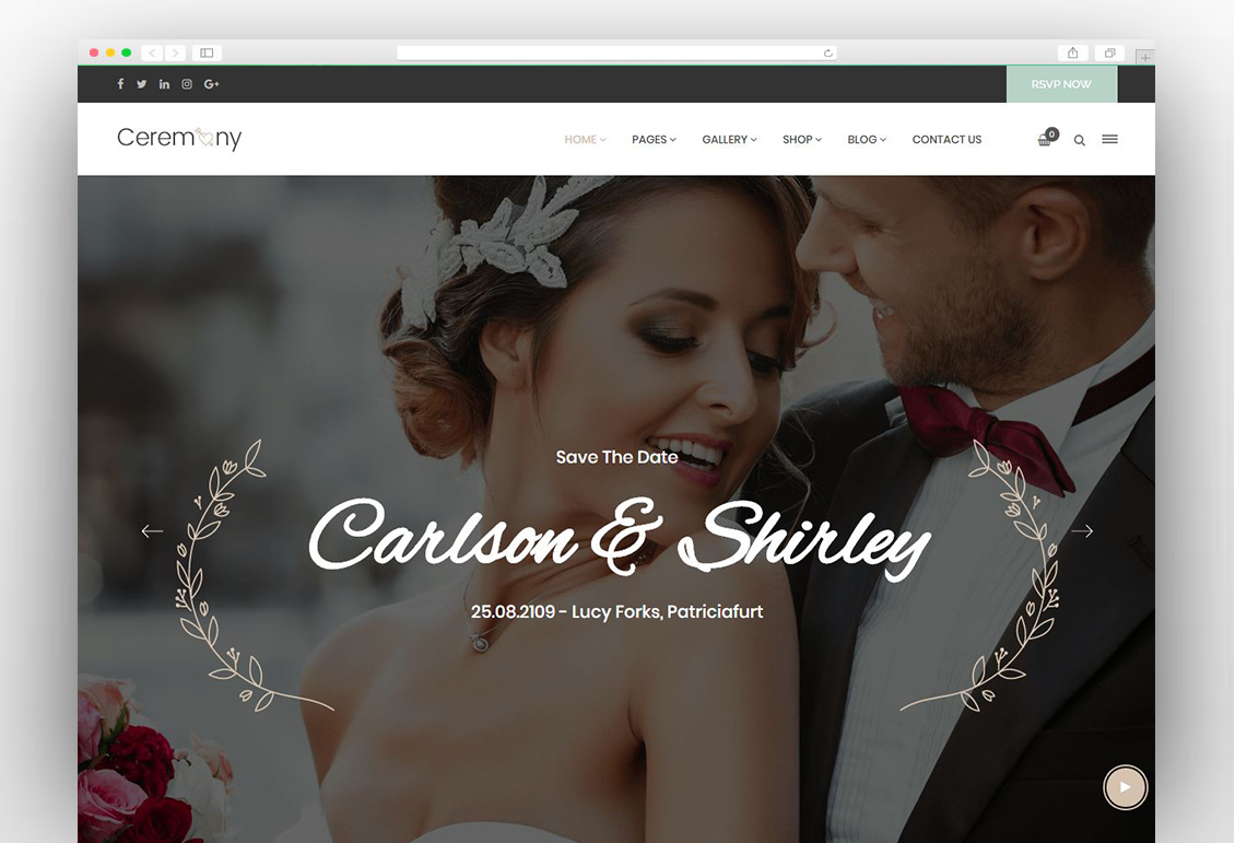 Ceremony - Wedding Planner WordPress Theme