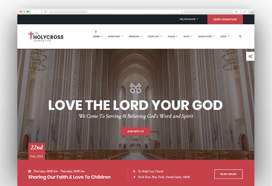 Church WordPress | HolyCross