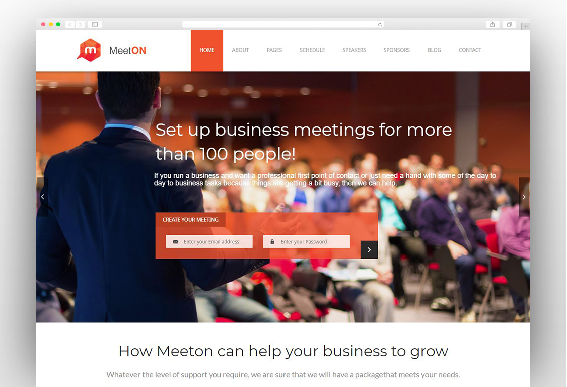 Meeton - Conference & Event WordPress Theme